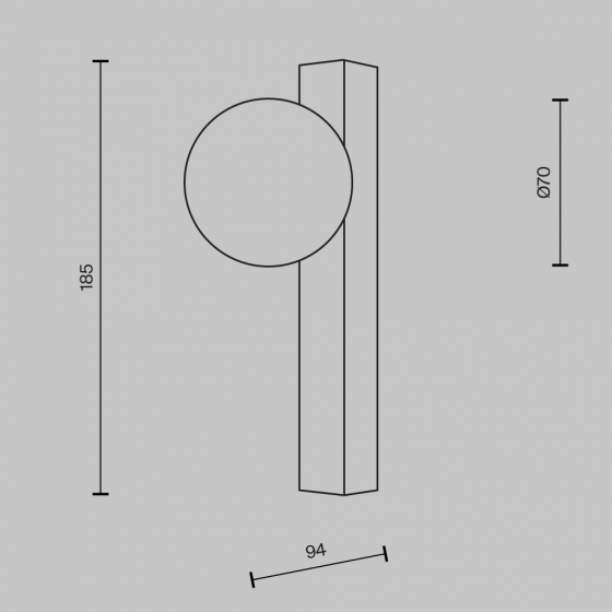 Настенный светильник Yora латунь, белый абажур 4