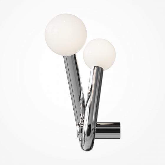 Настенный светильник Vortex Платиновый, 2 плафона 6