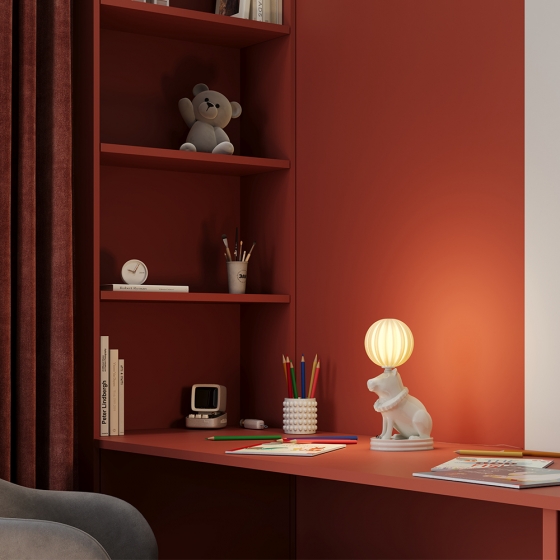 Настольный светильник Сеньор Капибара белый, керамика, 280 мм 2