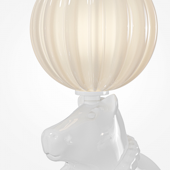 Настольный светильник Сеньор Капибара белый, керамика, 280 мм 3