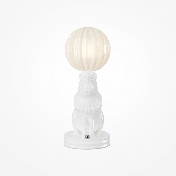 Настольный светильник Сеньор Капибара белый, керамика, 280 мм 5
