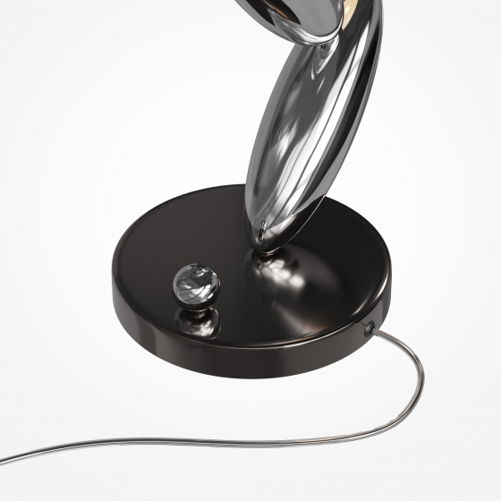 Настольный светильник Resonance платиновый, стекло 14