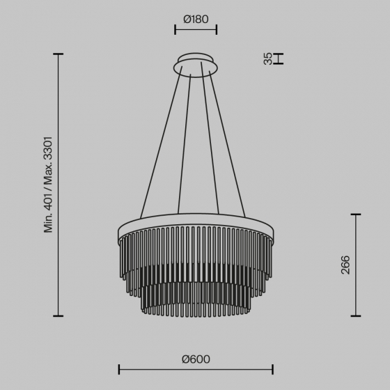 Подвесной светильник Trove латунный, стекло 6