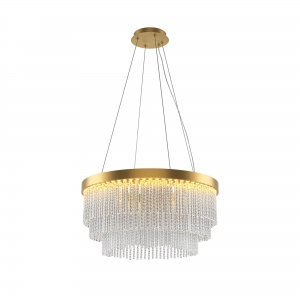 Подвесной светильник Trove латунный, стекло