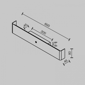 Настенный светильник Bracket 60X8X5 CM