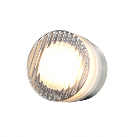 Настенный светильник Olo Платина, круглый, стекло 1