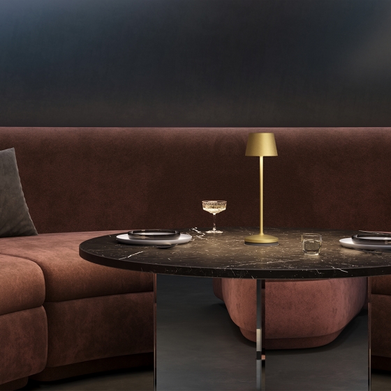 Настольный светильник Nook латунь 2