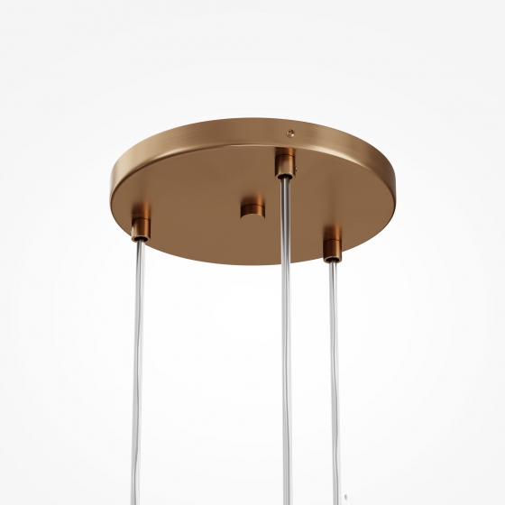 Подвесной светильник Basic form золотой, 400 мм, 3 плафона 11