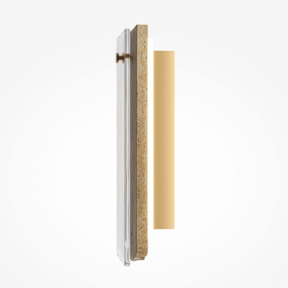 Настенный светильник Ventana бежевый травертин 6