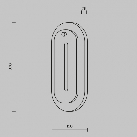 Настенный светильник Ventana латунь, травертин бежевый 6