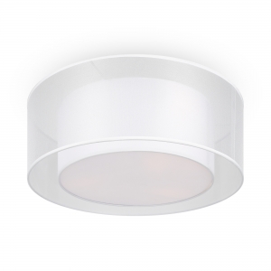 Потолочный светильник Bergamo белый текстильный