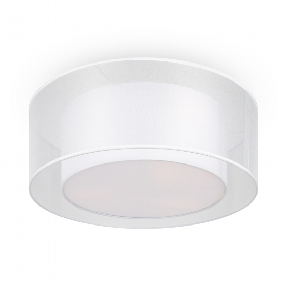 Потолочный светильник Bergamo белый текстильный 1