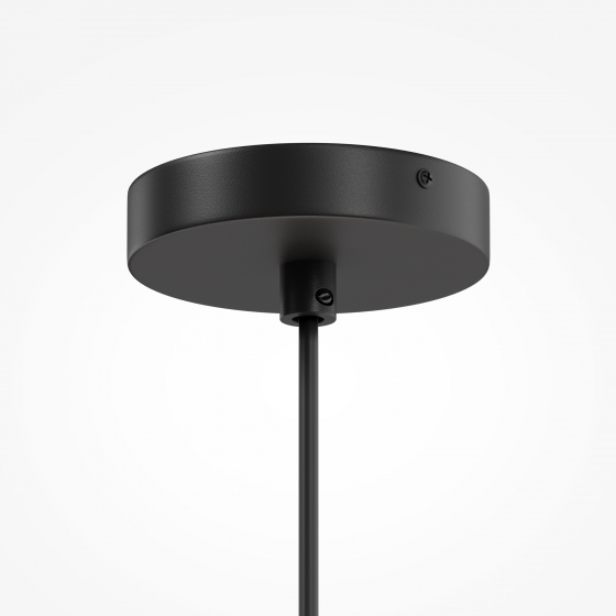 Подвесной светильник Bergamo черный текстильный 5 плафонов 3