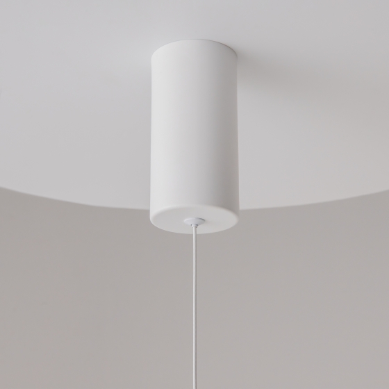 Подвесной светильник Ray белый цилиндрический 6