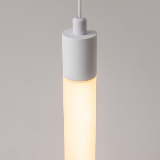 Подвесной светильник Ray белый цилиндрический 2