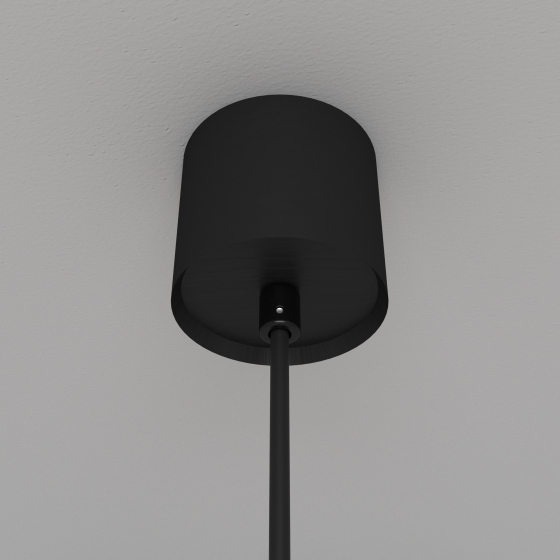 Подвесной светильник Luna черно-белый 9