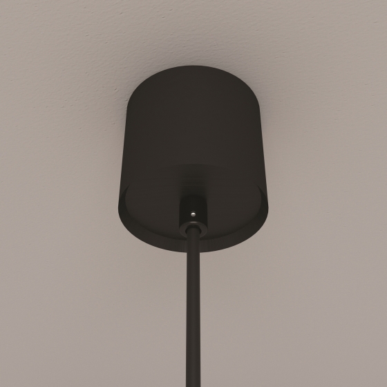 Подвесной светильник Luna черно-белый 4