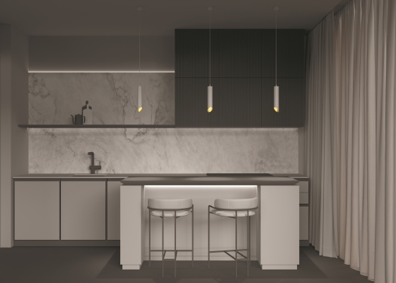 Подвесной светильник Lipari белый с золотом 3