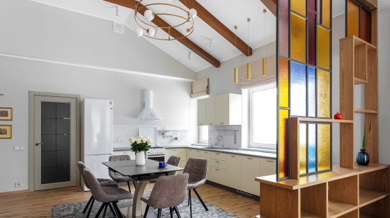 Подвесной светильник Focus LED латунный цилиндрический 7