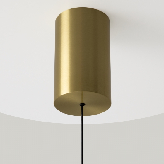 Подвесной светильник Plato латунь круглый 185 мм 14