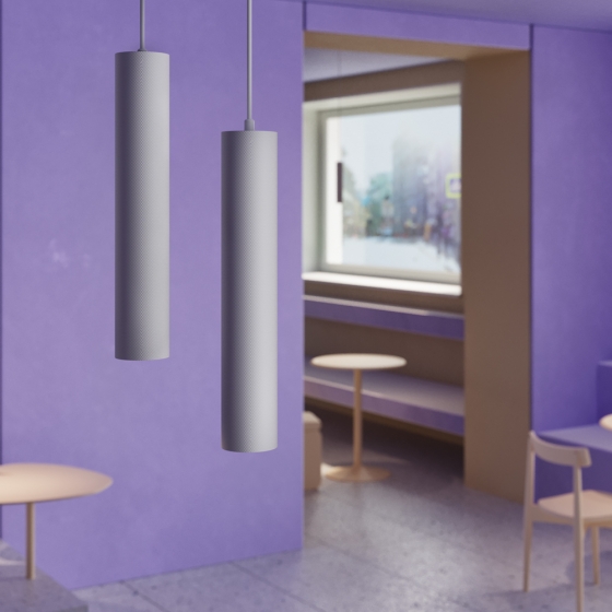 Подвесной светильник Artisan белый цилиндрический 8