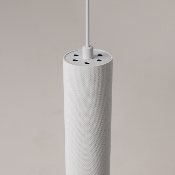 Подвесной светильник Artisan белый цилиндрический 10