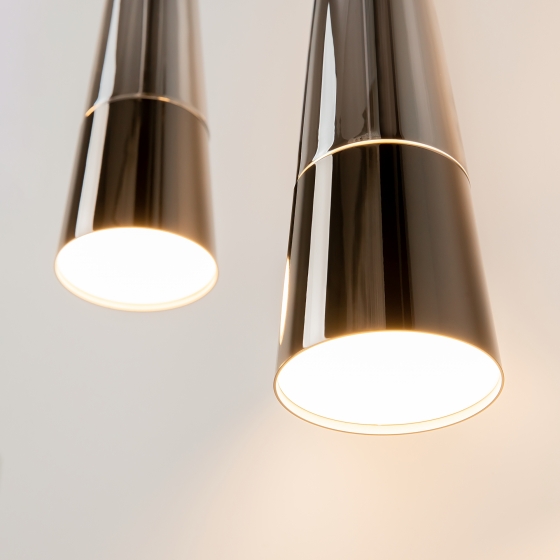 Настенный светильник Sintesi черный, стекло 7