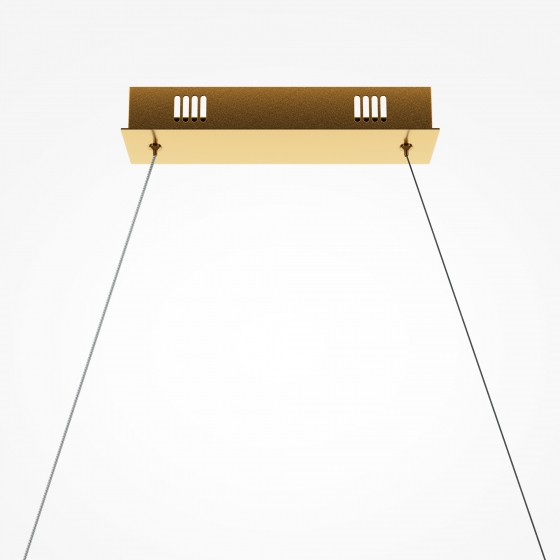 Подвесной светильник Krone латунь, прозрачный хрусталь 20