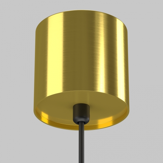 Подвесной светильник Vol латунный цилиндрический 14