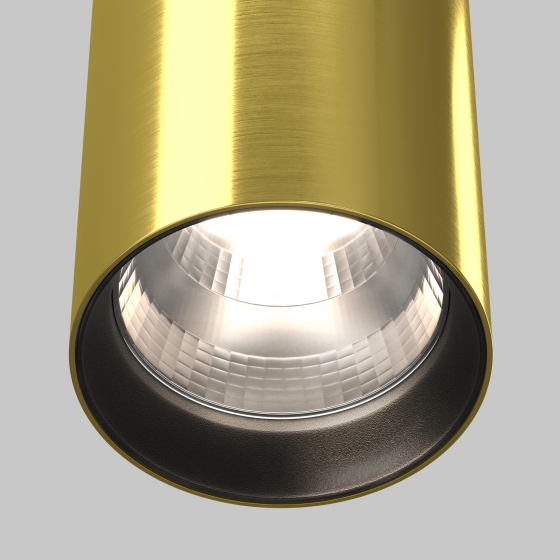 Подвесной светильник Vol латунный цилиндрический 9