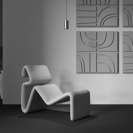 Подвесной светильник Vol латунный цилиндрический 12