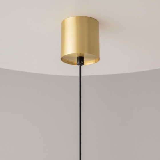 Подвесной светильник Vol латунный цилиндрический 7