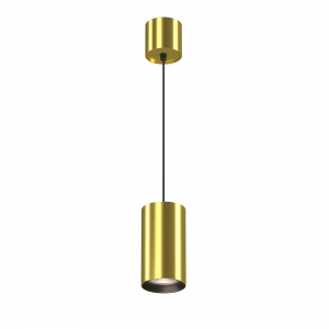Подвесной светильник Vol латунный цилиндрический