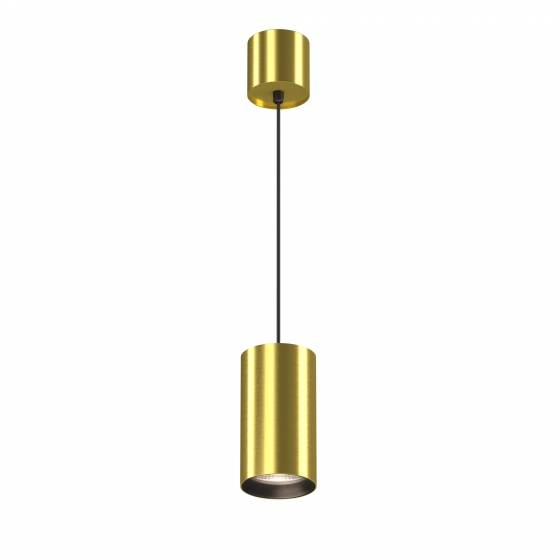 Подвесной светильник Vol латунный цилиндрический 1
