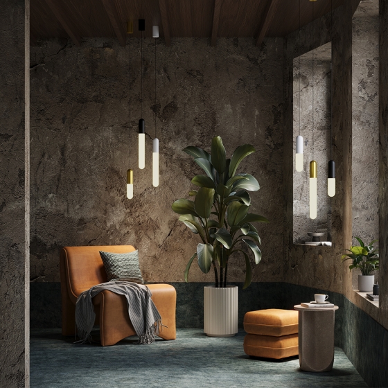 Подвесной светильник Mist черный 2