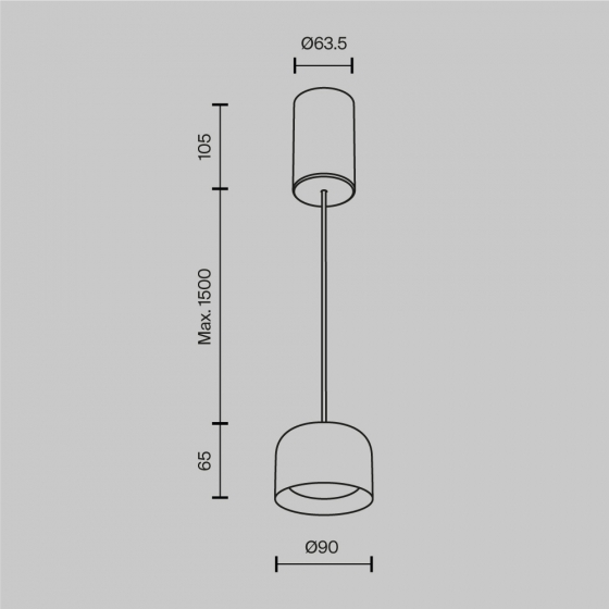 Подвесной светильник Comfy латунь полусфера 6