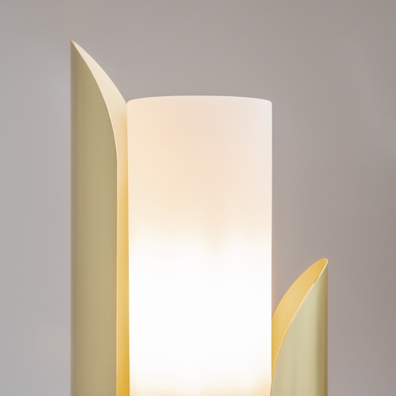 Настольный светильник Cipresso золотой, стекло 8