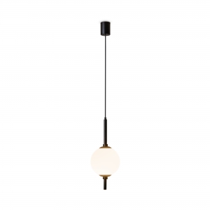 Подвесной светильник The Sixth Sense черный, стекло, сфера