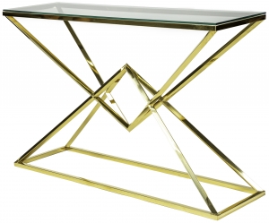 Консоль Pyramid 120X35X76 CM Gold 