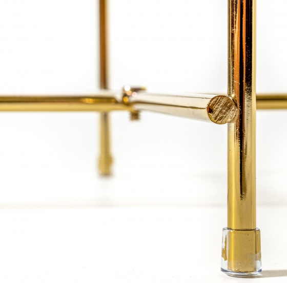 Приставной столик Gatsby 32X32X60 CM Gold 3