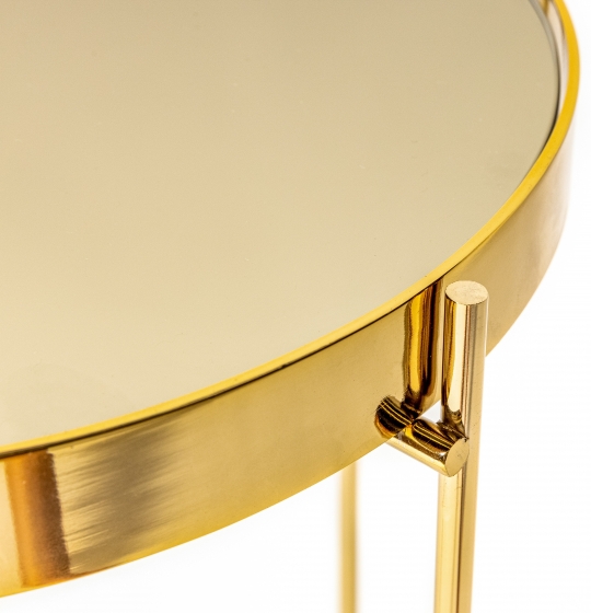 Приставной столик Gatsby 43X43X45 CM Gold 2