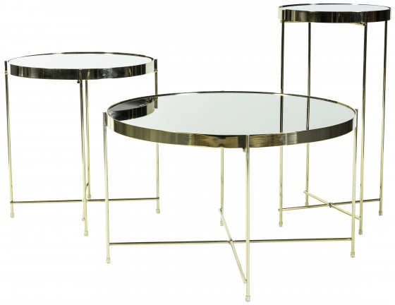 Приставной столик Gatsby 43X43X45 CM Gold 5