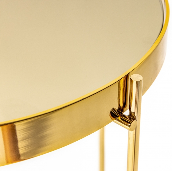 Кофейный столик Gatsby Gold 63X63X38 CM 4