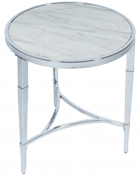 Cтолик Glossy Silver 55X55X60 CM