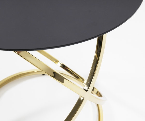 Кофейный столик Glossy Sphere Gold 60X60X55 CM 2
