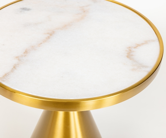 Cтолик Shine 50X50X55 CM White 3