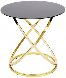 Кофейный столик Glossy Sphere Gold 60X60X55 CM