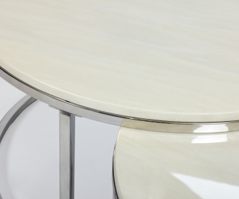 Cтолики Silvy Marble 80X80X40 / 70X70X36 CM