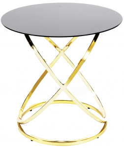 Столик Glossy Sphere 56X56X55 CM Gold