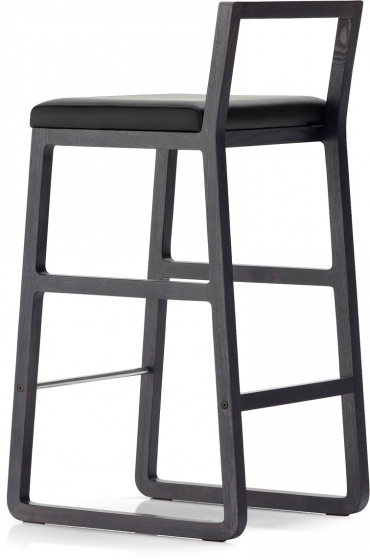 Барный стул с лаконичным дизайном Midori 83X49X42 СM черный 1